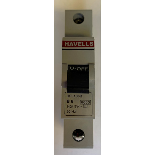 Havells A Single Pole Mcb Type B Brand New Express Electrical